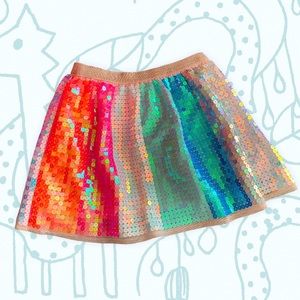 H&M Rainbow sequins sparkle skirt. Size 2-3 y